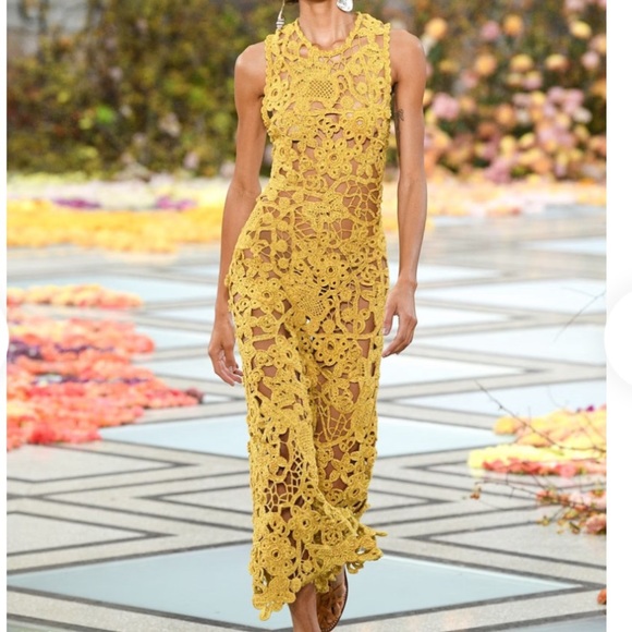 Ulla Johnson Yael Dress - small - hand crocheted retails $2250 - Picture 3 of 15